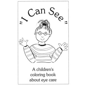Coloring Book - \"I Can See\" - English