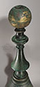 Click here to see a larger view of this elegant cooper architectural verdigris finial.